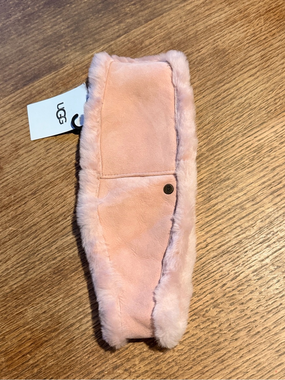 UGG Pale Pink Sheepskin Headband Ear Warmer